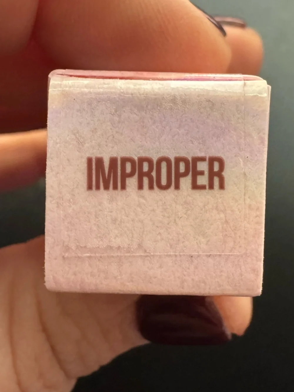 Jeffree Star Supreme Gloss “Improper”NIB Mauve Berry Pink Lip Gloss Full Pigment